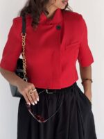 کت کراپ FASHION کد 120453 - Image 11