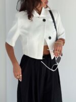 کت کراپ FASHION کد 120453 - Image 4