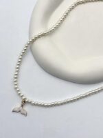 گردنبند مرواریدی دم وال کد 310945 - Image 2