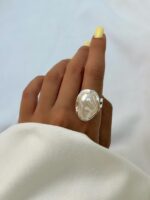 انگشتر تک مروارید کد 310926 - Image 3
