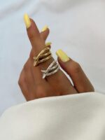 انگشتر ضربدری کد 310927