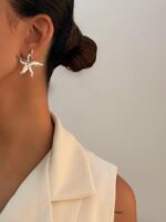 گوشواره ستاره چروک کد 310936