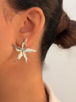 گوشواره ستاره چروک کد 310936 - Image 2