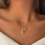 گردنبند خط و مربع کد 310976