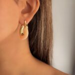 گوشواره میناکاری سنگی کد 310959