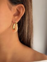گوشواره میناکاری سنگی کد 310959