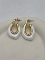 گوشواره میناکاری سنگی کد 310959 - Image 4