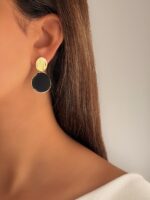 گوشواره آویز دایره کد 310965
