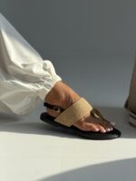 صندل لاانگشتی حصیری کد 141247 - Image 2
