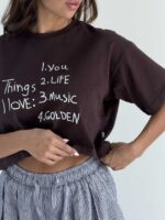 تیشرت THINGS I LOVE کد 180902 - Image 6