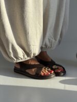 صندل لا انگشتی سگک نعل کد 141332 - Image 4