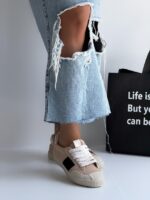 کتونی بافتنی نواردار کد 141364