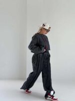 ست دورس و شلوار سنگشور کد 161038 - Image 3