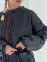 ست دورس و شلوار سنگشور کد 161038 - Image 2