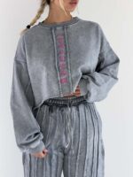 ست دورس و شلوار سنگشور کد 161038 - Image 15