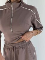 ست بلوز و شلوار نیم زیپ OYSHO کد 161040 - Image 2