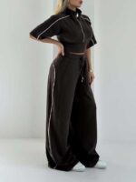 ست بلوز و شلوار نیم زیپ OYSHO کد 161040 - Image 30